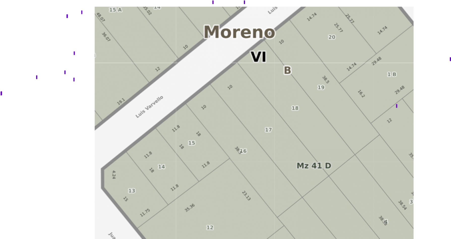 Terreno 385m² en Paso Del Rey, todos los servicios