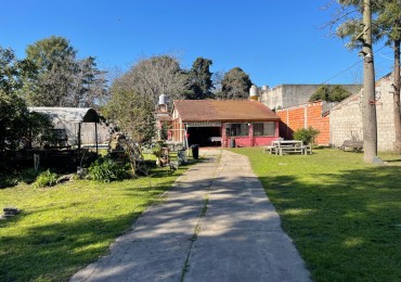 Casa 3 ambientes con amplio terreno, galeria y parrilla en Paso del Rey